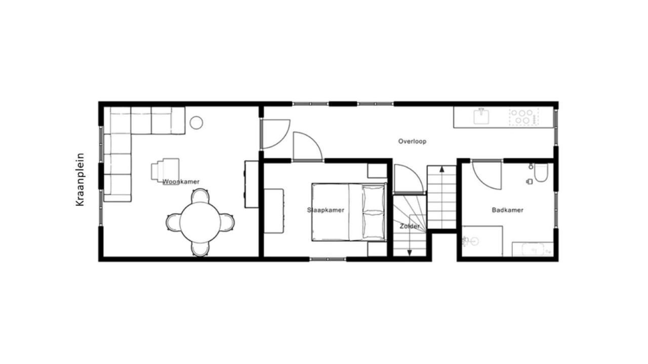 Drie Wijzen Apartment Зиерикзее Екстериор снимка